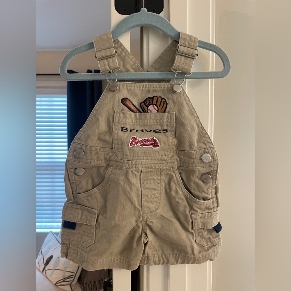Atlanta Braves 3/6 Month Overalls